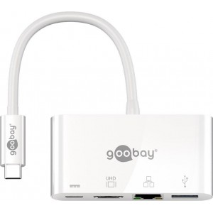 Adaptateur USB-C-multiport HDMI+Ethernet