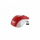 Souris ROUGE optique 3 boutons sans fil 2.4 GHz récepteur sans fil USB