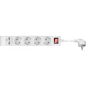 Bloc Multiprise 4 Prises avec Interrupteur et USB