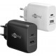 Chargeur Rapide Double USB-C™ PD GaN (65 W) noir