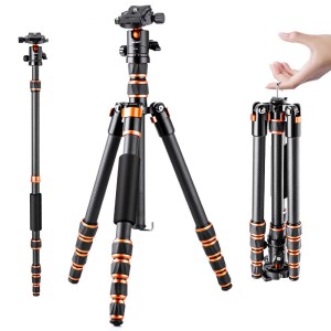 K&F Trepied carbone + rotule 25mm Charge 8kg