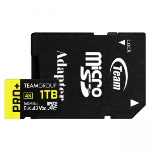 TEAM GROUP PRO+ micro SDXC 1TB (U3 V30 A2)